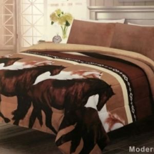 NEW King Comforter Borrego Blanket Set (3pcs)